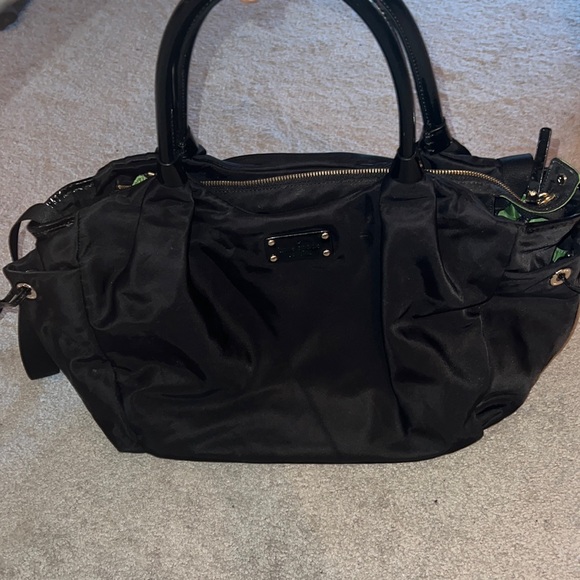 kate spade Bags Kate Spade Black Nylon Shoulderdiaper Bag Poshmark